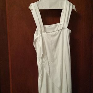 New White Dressy Jumpsuit.